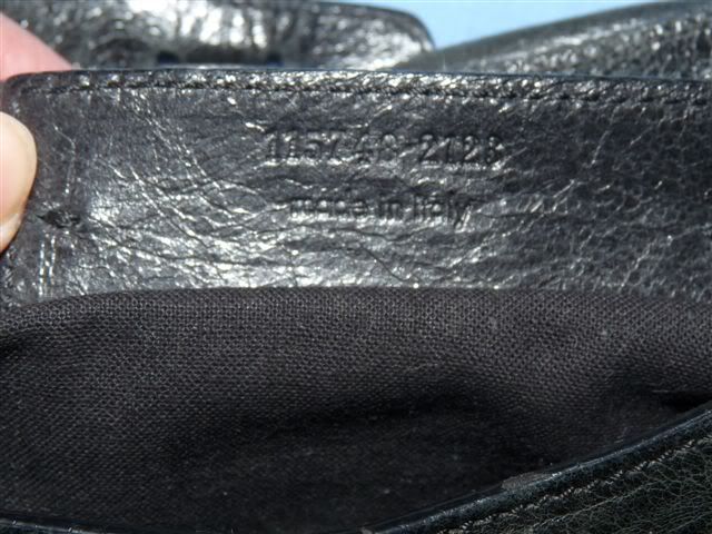 check serial number balenciaga bag