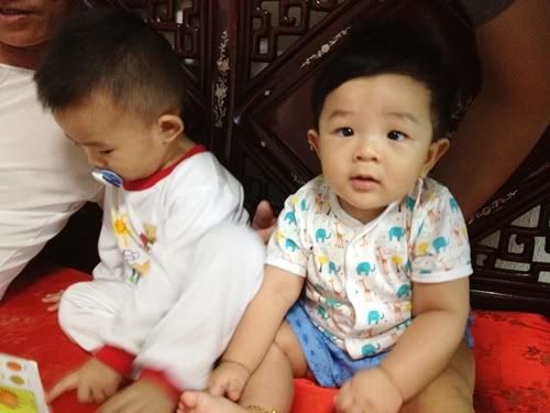 update Lucas 7 months old ไปบ้านอาม่า