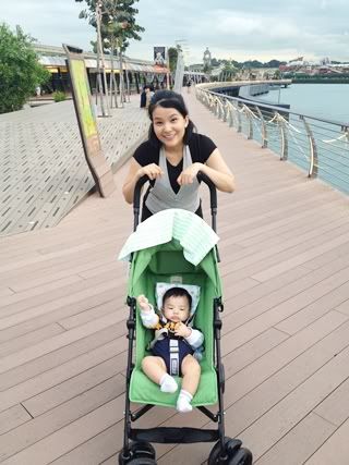 แม่ๆลูกอ่อนช๊อปปิ้ง รถเข็ญไหม่ เดินเที่ยวเซ็น ตซ่า กินผลไม้ครั้งแรก