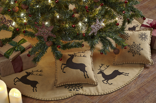 prancer christmas mini tree skirt 21 quot diameter reindeers prancer christmas mini tree skirt 21 quot diameter reindeers