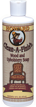 clean a finish wood and upholstery soap