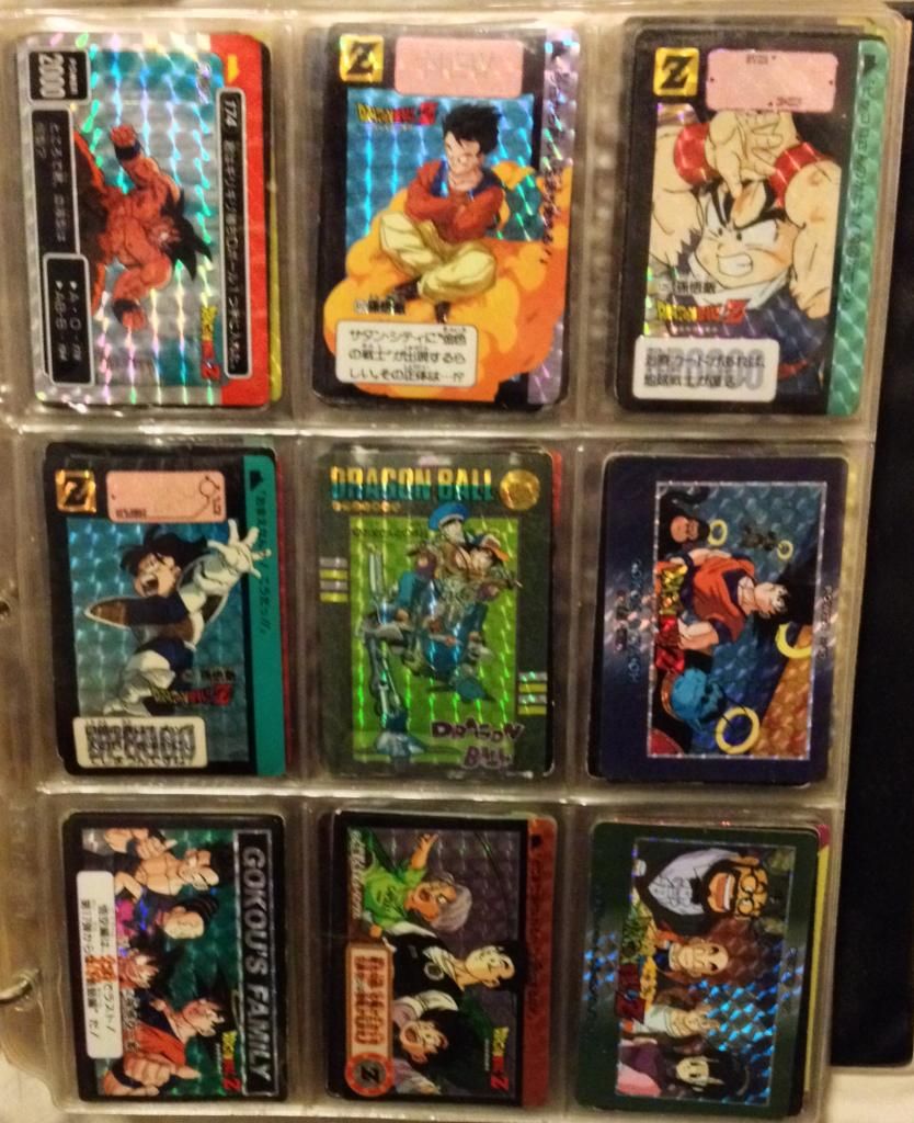 RE+PICSAuthentic Japanese DBZ cards from 9195 era • Kanzenshuu