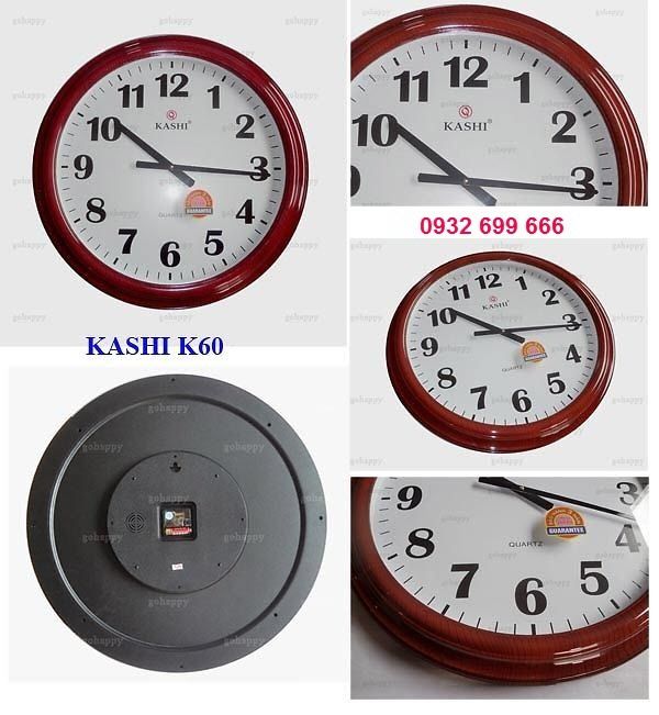 Đồng hồ treo tường Kashi, đồng hồ treo tường giá rẻ tại Hà Nội - 18