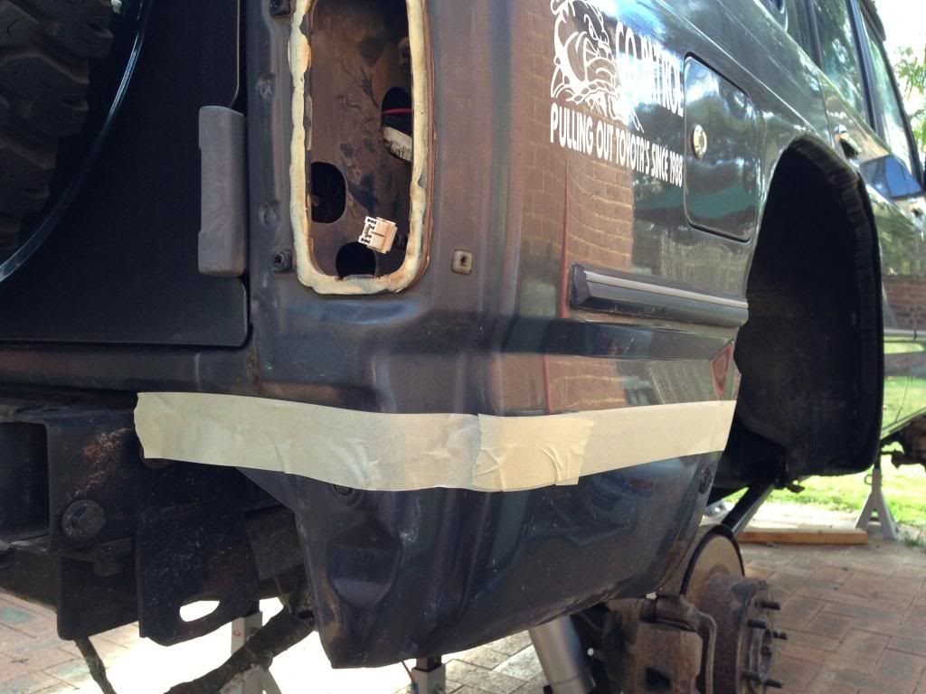 My GQ guard and rear quarter chop. Patrol 4x4 Nissan Patrol Forum