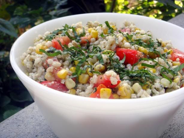 Barley Salad With Tomatoes and Corn Pictures, Images and Photos
