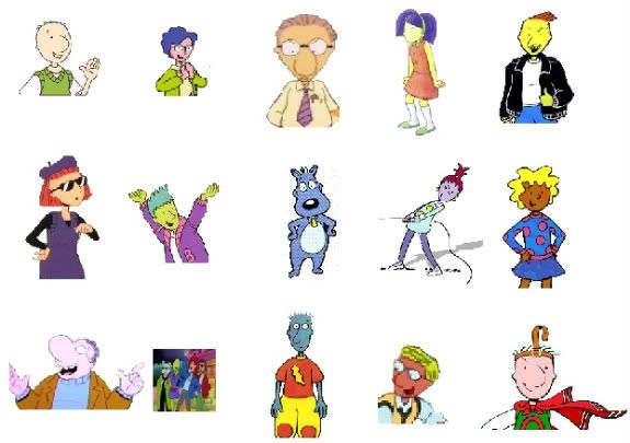 doug cartoon characters pictures. Enter a Character in the box
