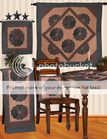DRESDEN PLATE PATTERN 42 QUILT WALLHANGING ~r TABLE TOPPER ~ CHOICES 