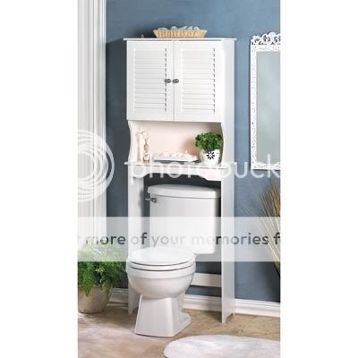   SAVER WHITE CABINET BATHROOM STORAGE ORGANIZER~SUTTER DOOR~ SMC  