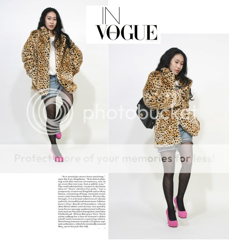 Designer inspired Leopard Faux Fur Coats/Half Length  